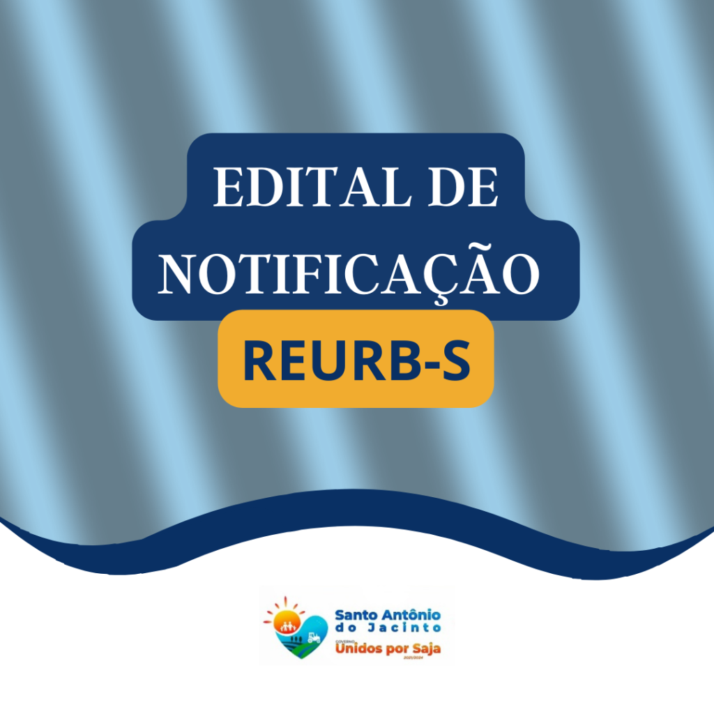 Edital de Notificação Reurb-s – 2024
