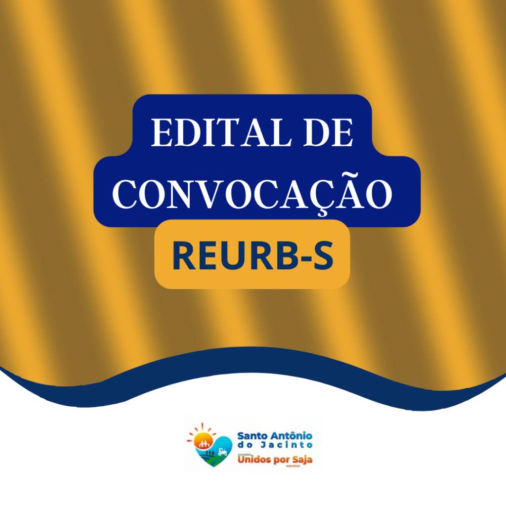 Distrito Catajas| Edital de Convocação Reurb-s / 2024