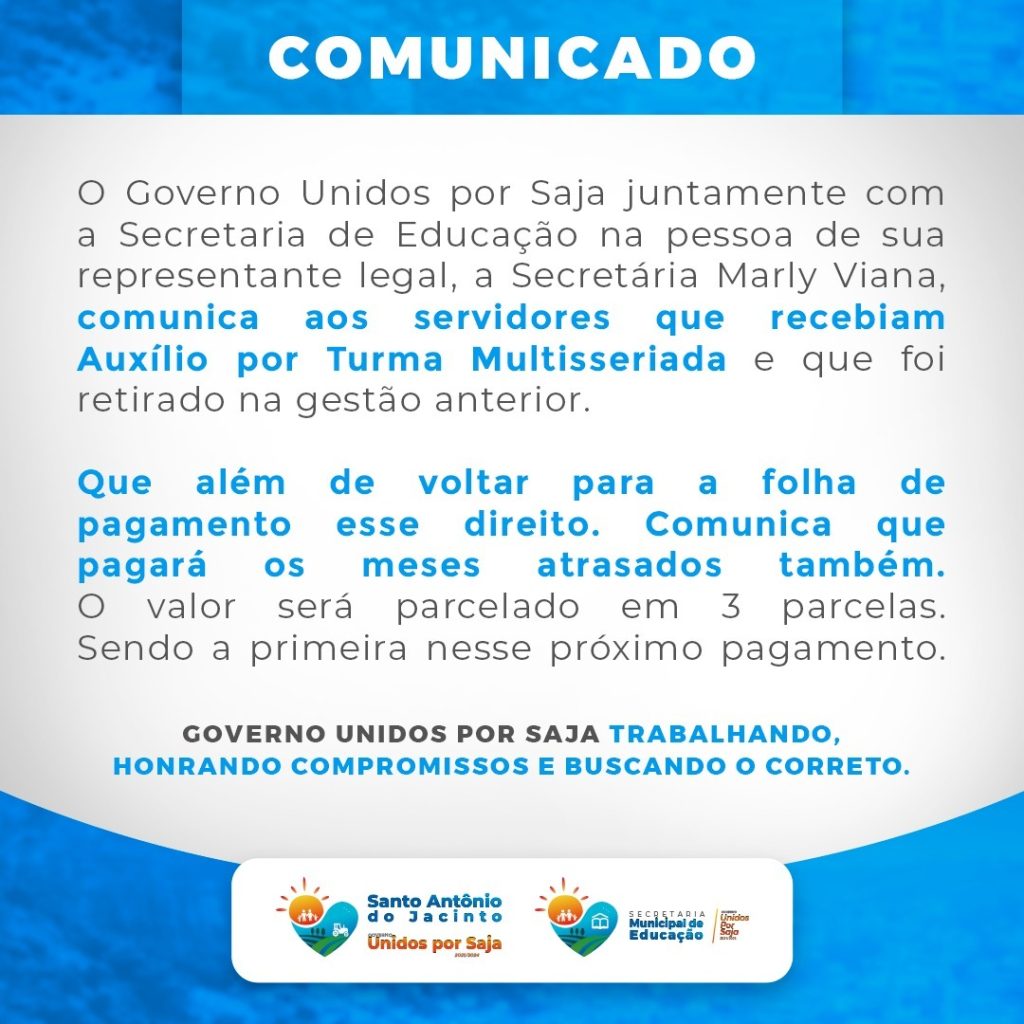 Comunicado – 03/05/2021