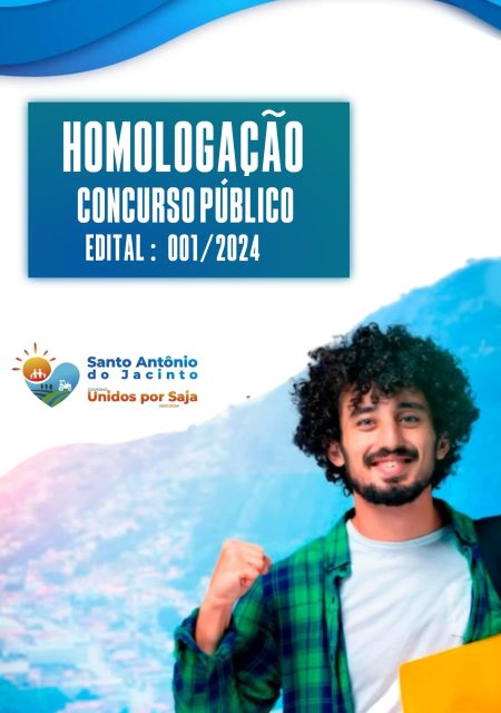 Homologação do Concurso Público – Edital Nº 001/2024