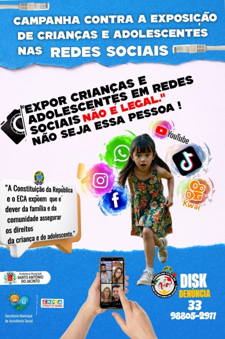 Campanha Contra a Exposição de Crianças e Adolescentes nas Redes Sociais