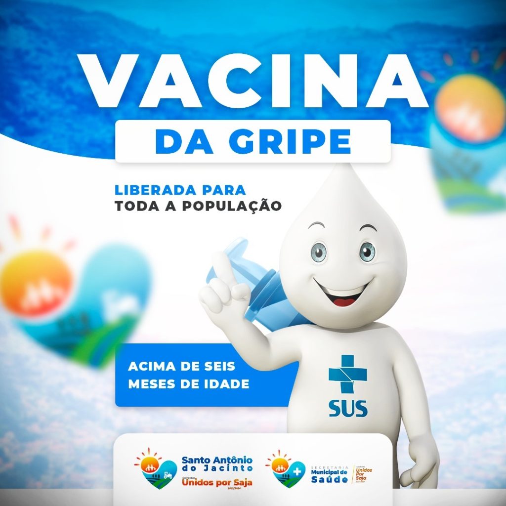 Vacina da Gripe Liberada para Toda a População