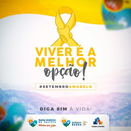 Viver é a Melhor Opção! Setembro Amarelo